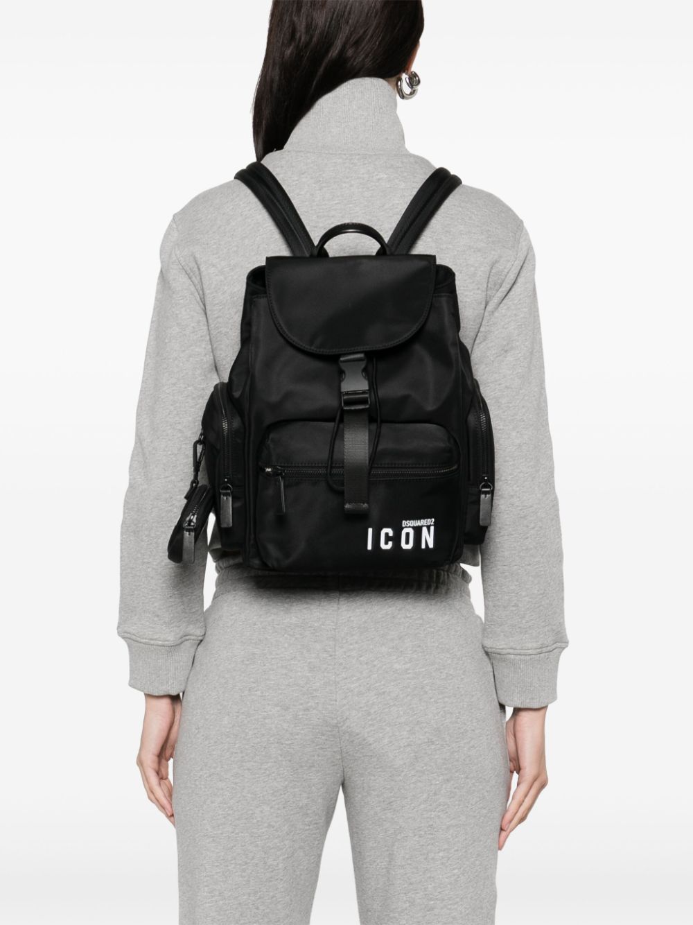 DSQUARED2 Icon rugzak - Zwart