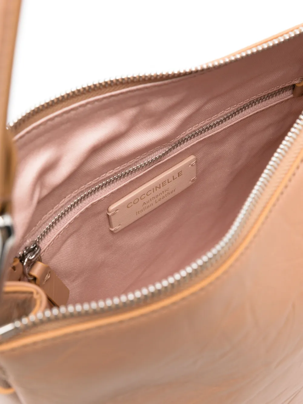 Coccinelle Leren crossbodytas Bruin