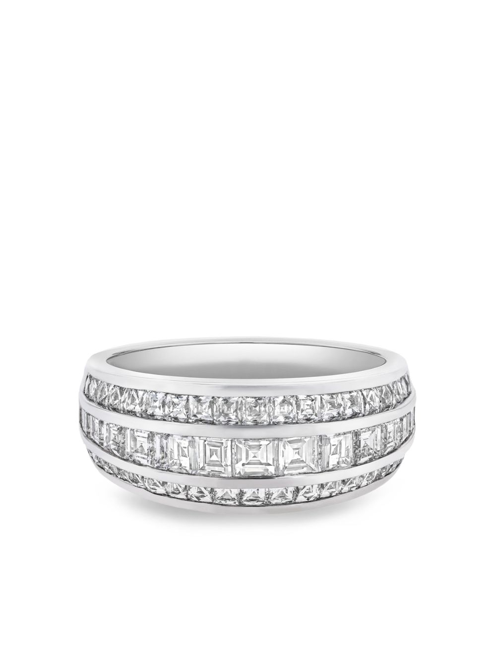 Pragnell Manhattan platinum ring met diamant - Zilver