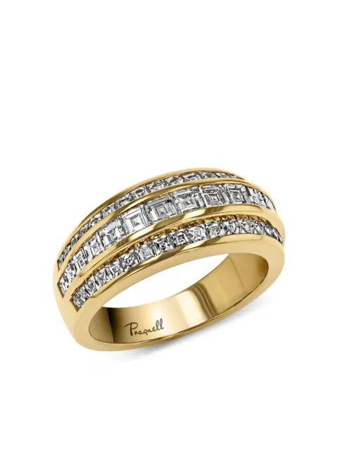 Pragnell 18kt yellow gold Manhattan diamond ring