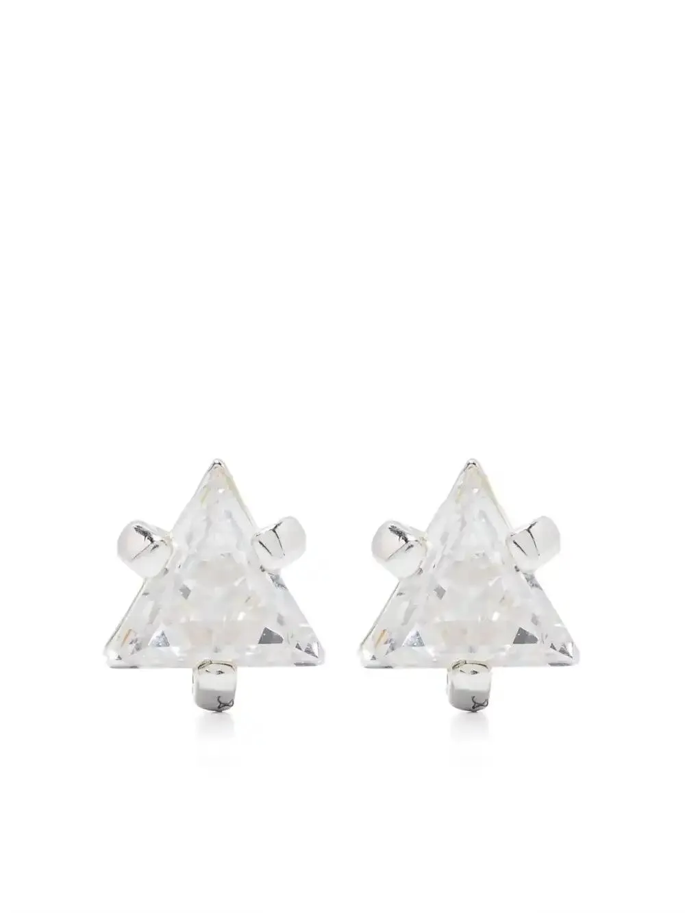 Hatton Labs Triangle Earrings In Silver