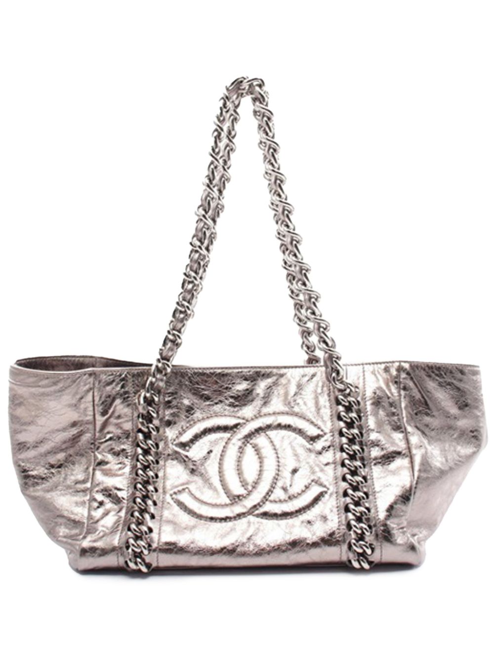 2008-2009 Medium Metallic Calfskin Modern Chain tote bag