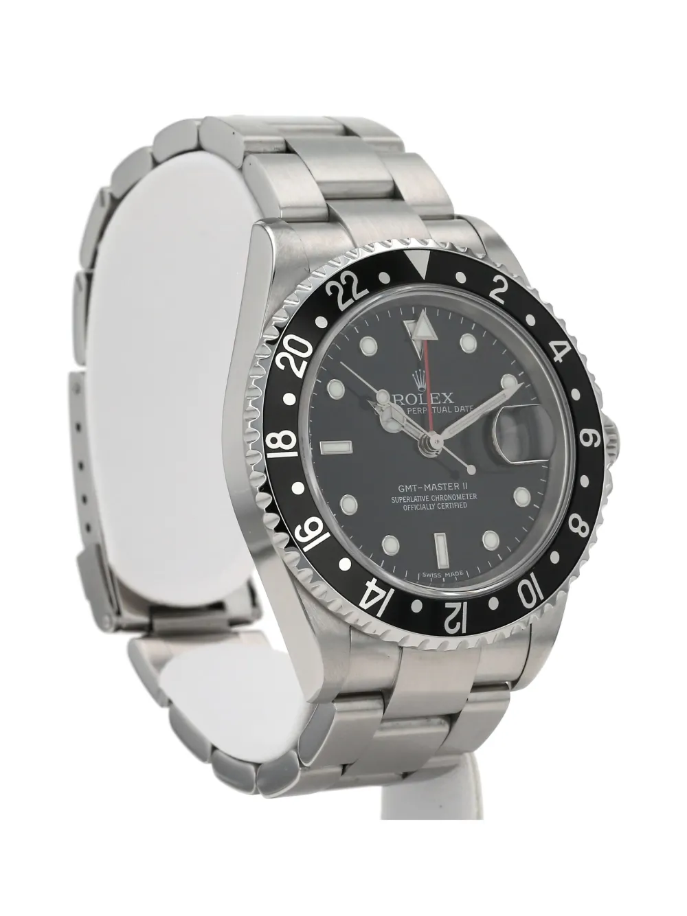 Pre-owned Rolex 2006 Gmt-master Ii 40mm In Black