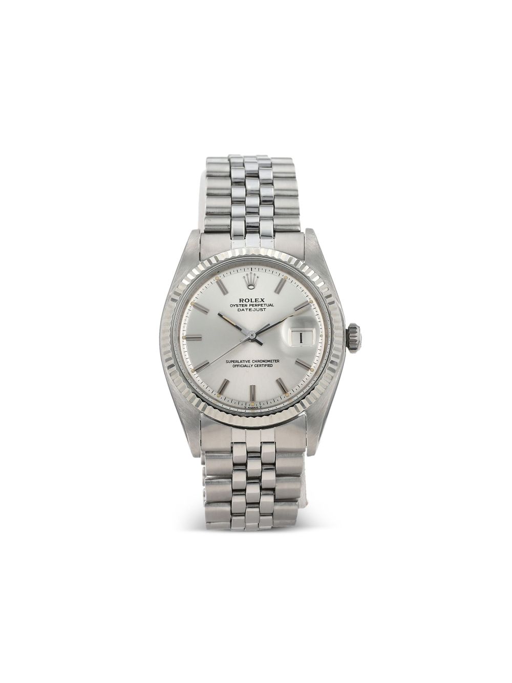 Rolex 1970 18K white gold and stainless steel Datejust 36mm - Grey