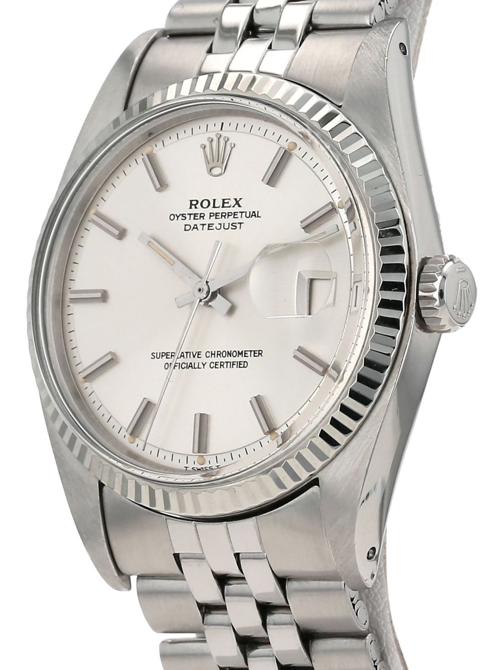 Rolex 1970 18K white gold and stainless steel Datejust 36mm - Grey