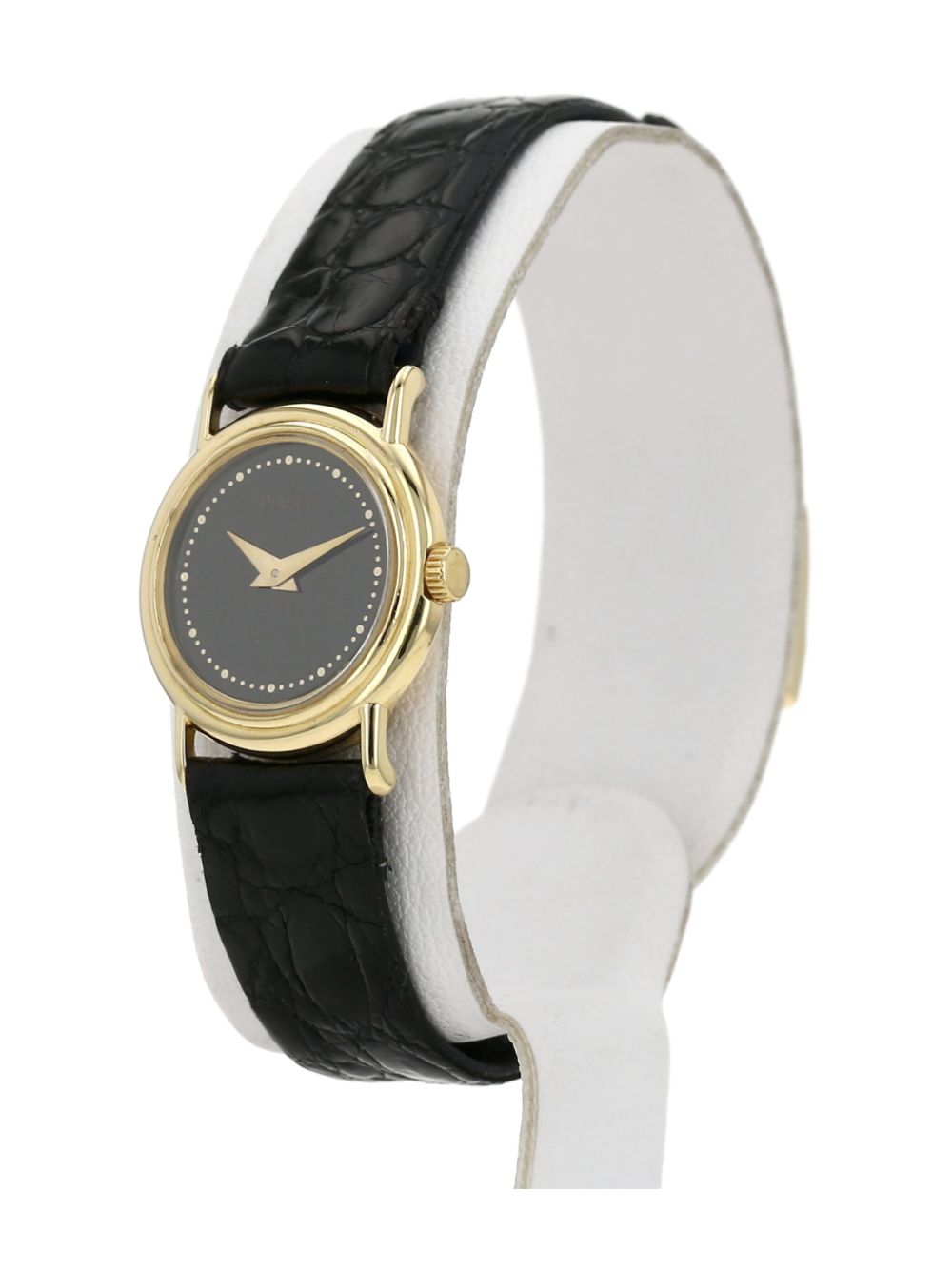 Piaget 1990 18K yellow gold Vintage 21mm - Black