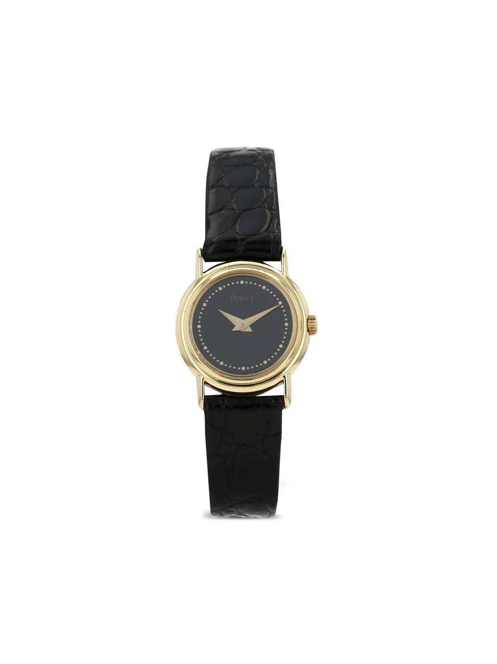 Piaget 1990 18K yellow gold Vintage 21mm - Black