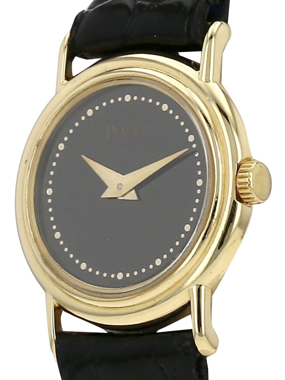 Piaget 1990 18K yellow gold Vintage 21mm - Black