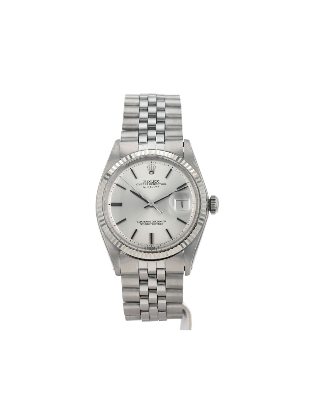 197218K white gold and stainless steel Datejust 36mm