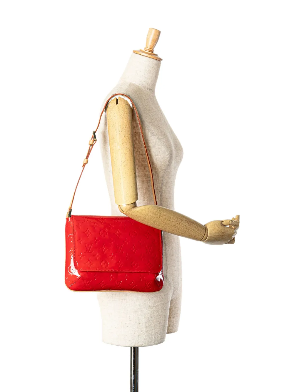 Louis Vuitton Pre-Owned 2000 gelakte Thompson Street schoudertas met monogram - RED