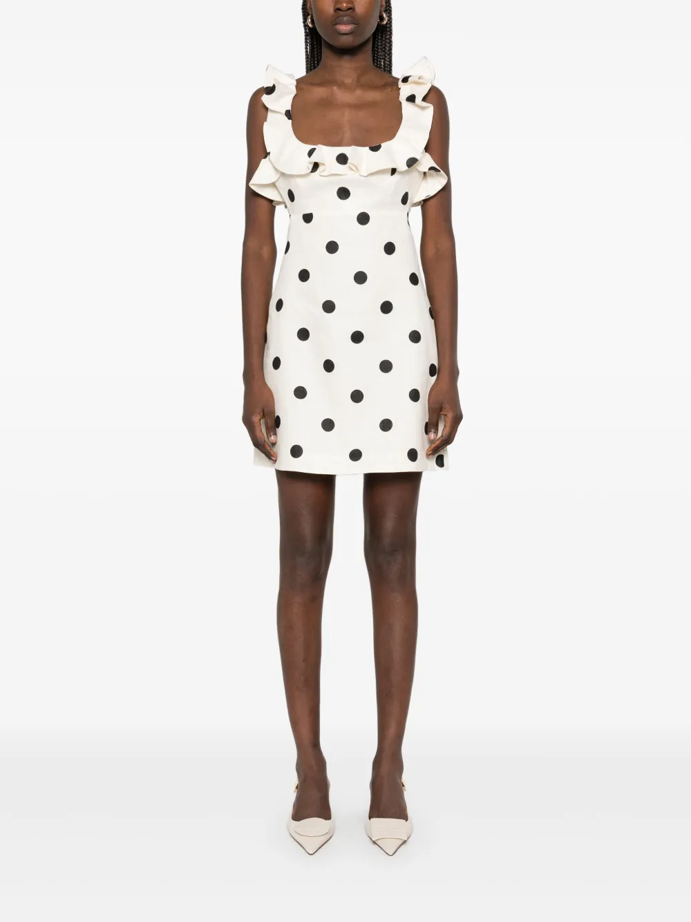 ZIMMERMANN Jurk met stippen - Beige