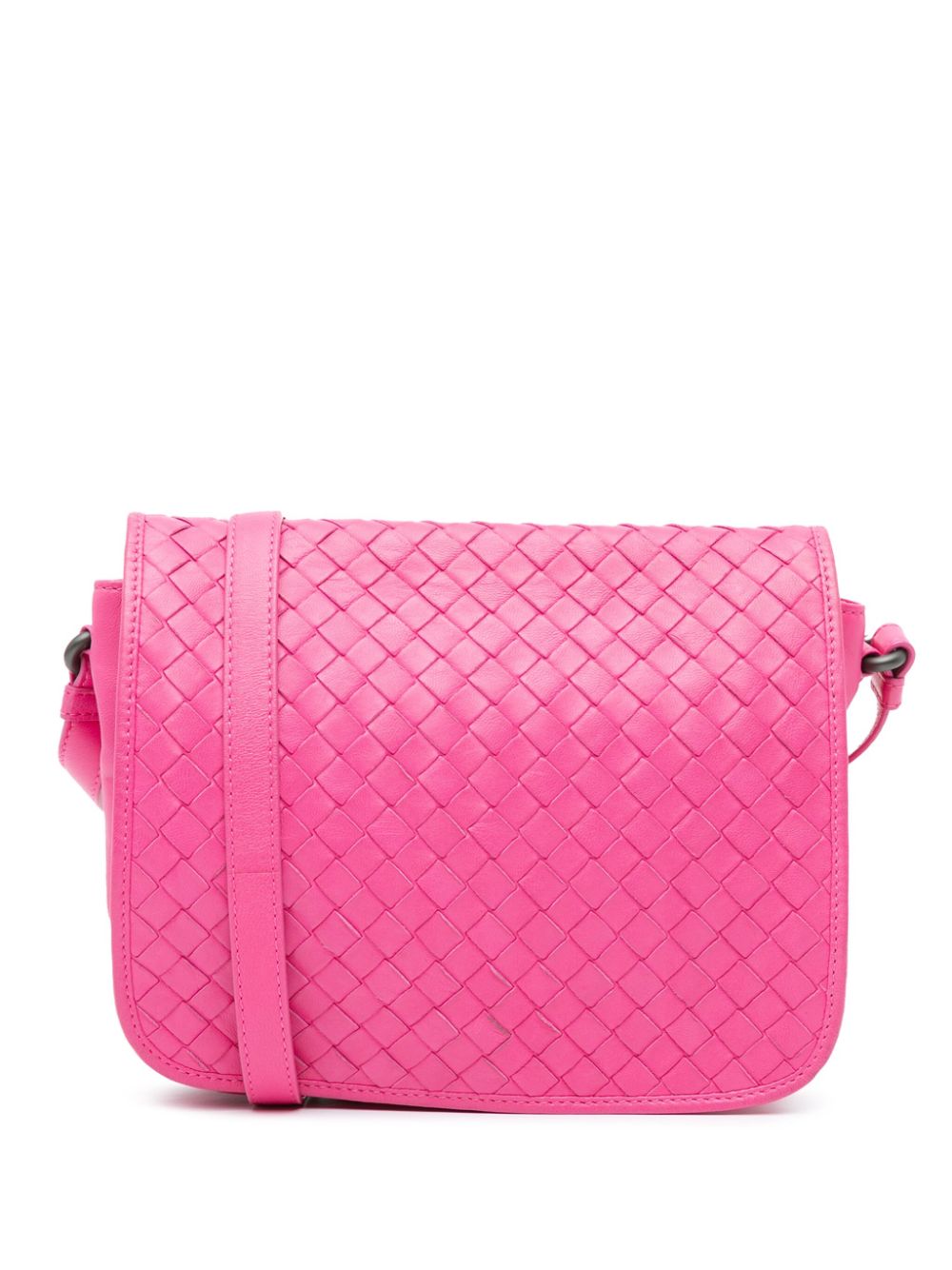 Bottega Veneta Pre-Owned 2012-2024 Intrecciato Flap crossbody bag - Pink