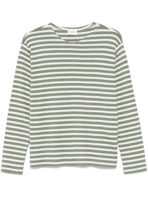 Closed striped T-shirt