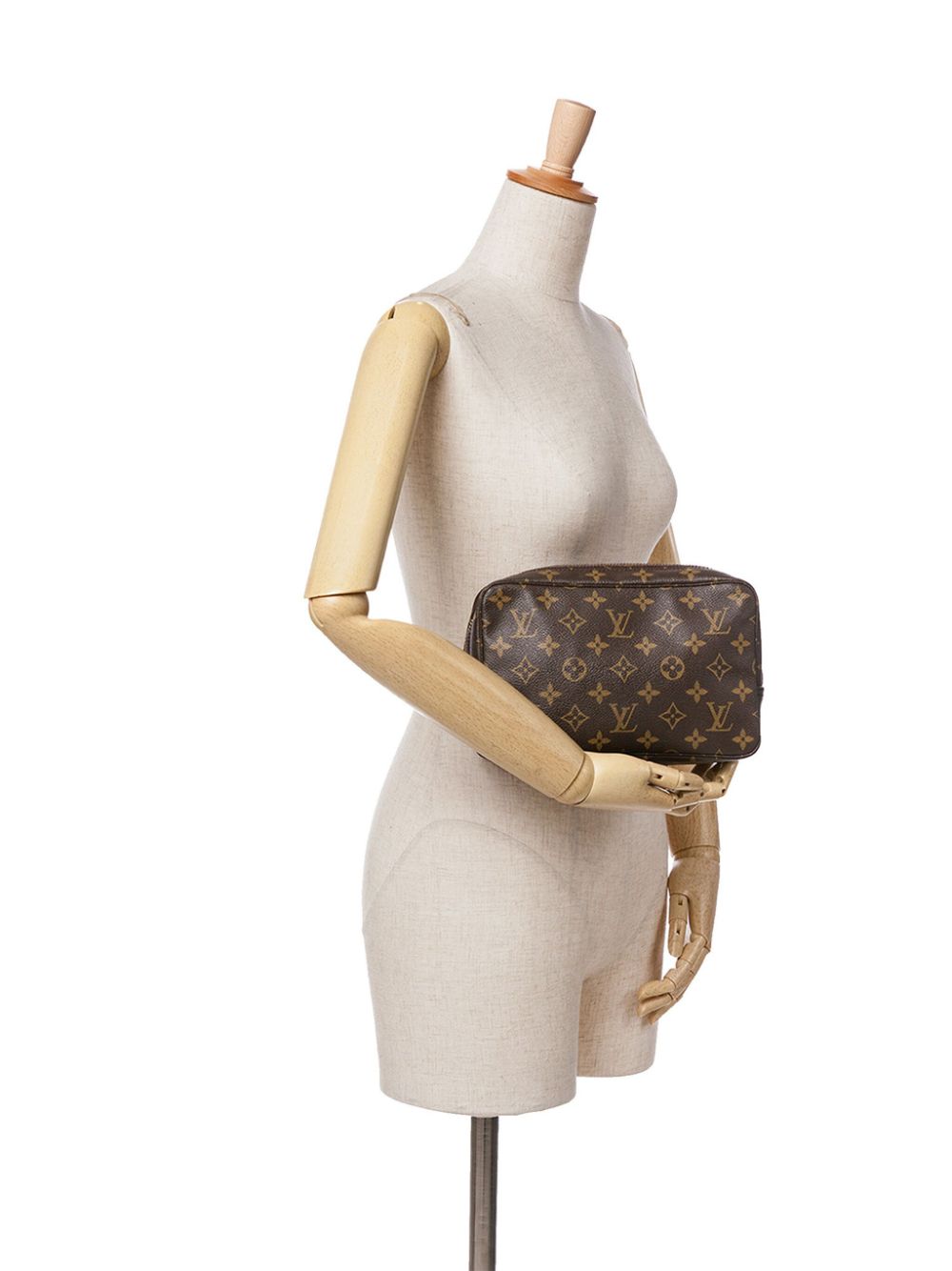 Louis Vuitton Pre-Owned 1985 Trousse Toilette 23 clutch met monogram - Bruin