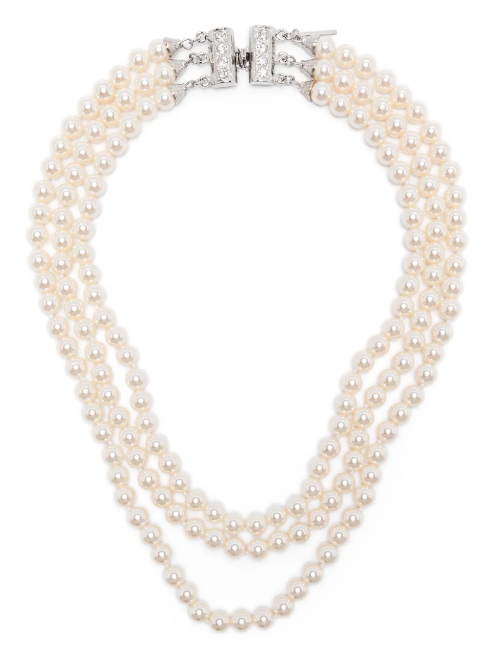 Three Rounds Of Pearl necklace