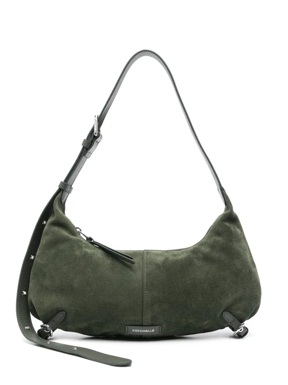 Coccinelle large Abigail cross body bag | Green | Image 1