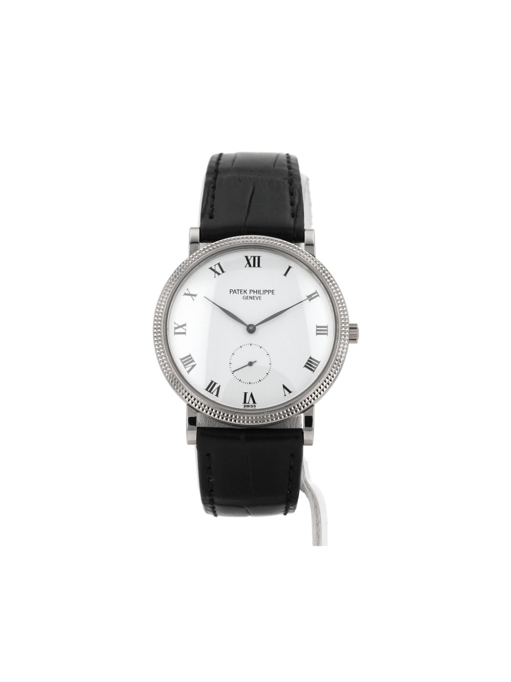 1970s pre-owned Calatrava Clous De Paris 33mm