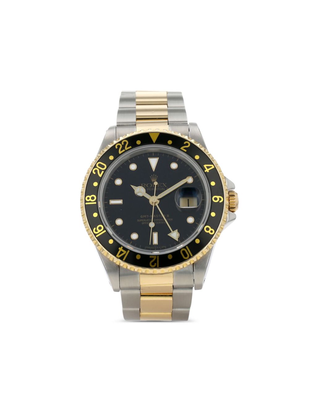 1993 18K yellow gold and stainless steel GMT-Master II 40mm