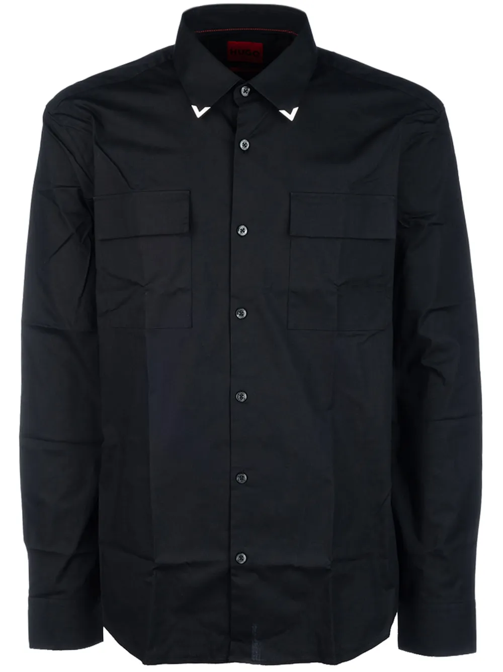 HUGO Ermetal shirt | Black | Image 1