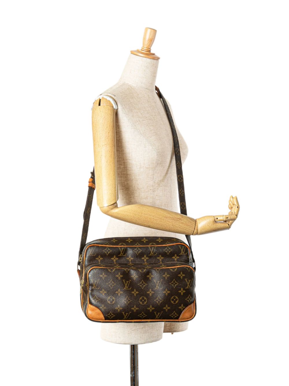 Louis Vuitton Pre-Owned 2009 Monogram Nile crossbodytas - Bruin