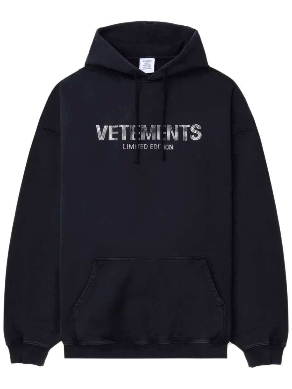 VETEMENTS Hoodie met logo Zwart