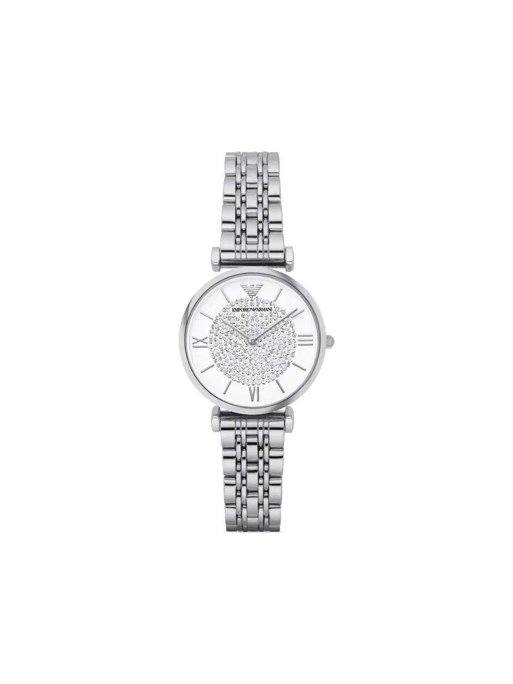 Emporio Armani Gianni T-Bar 32mm | White | Image 1