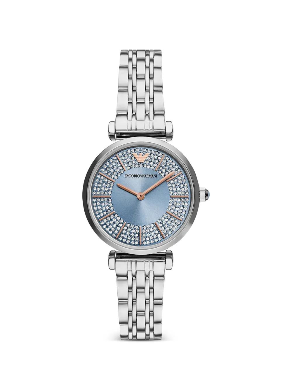 Emporio Armani embellished 32mm Watch - Blu