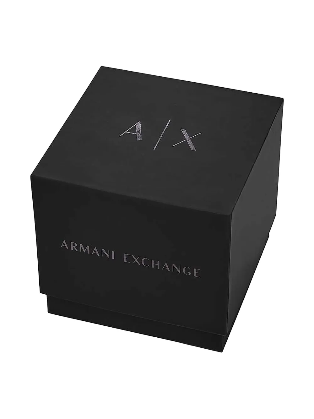 Emporio Armani Three-hand Date Stainless Steel Watch In Black