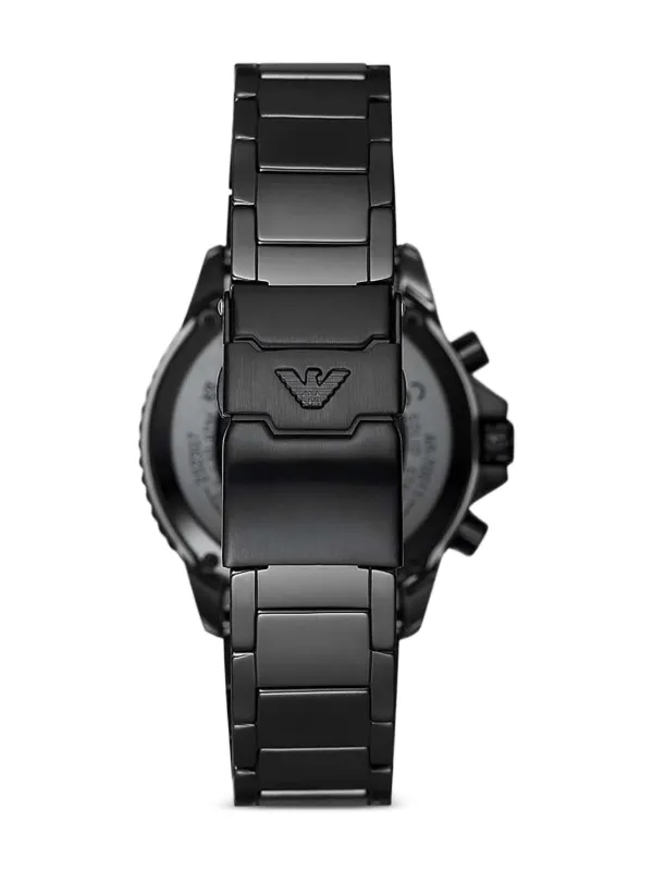 Emporio Armani Diver Chronograph 43mm Black FARFETCH PH