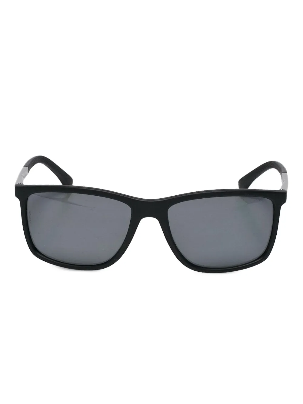 Emporio Armani Zonnebril met vierkant montuur Zwart