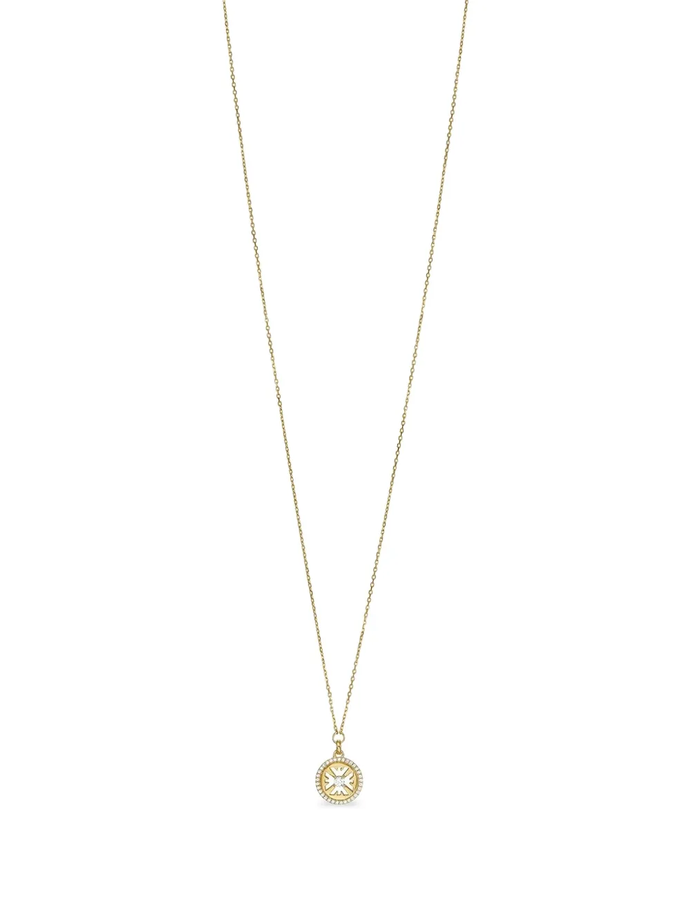 Emporio Armani circular pendant necklace | Gold | Image 1