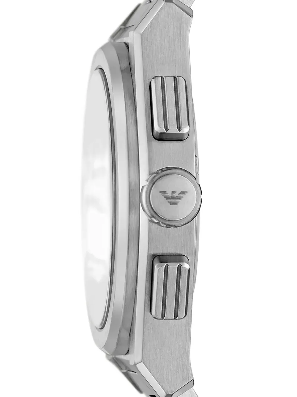 Emporio Armani chronograph stainless steel 43mm - Groen