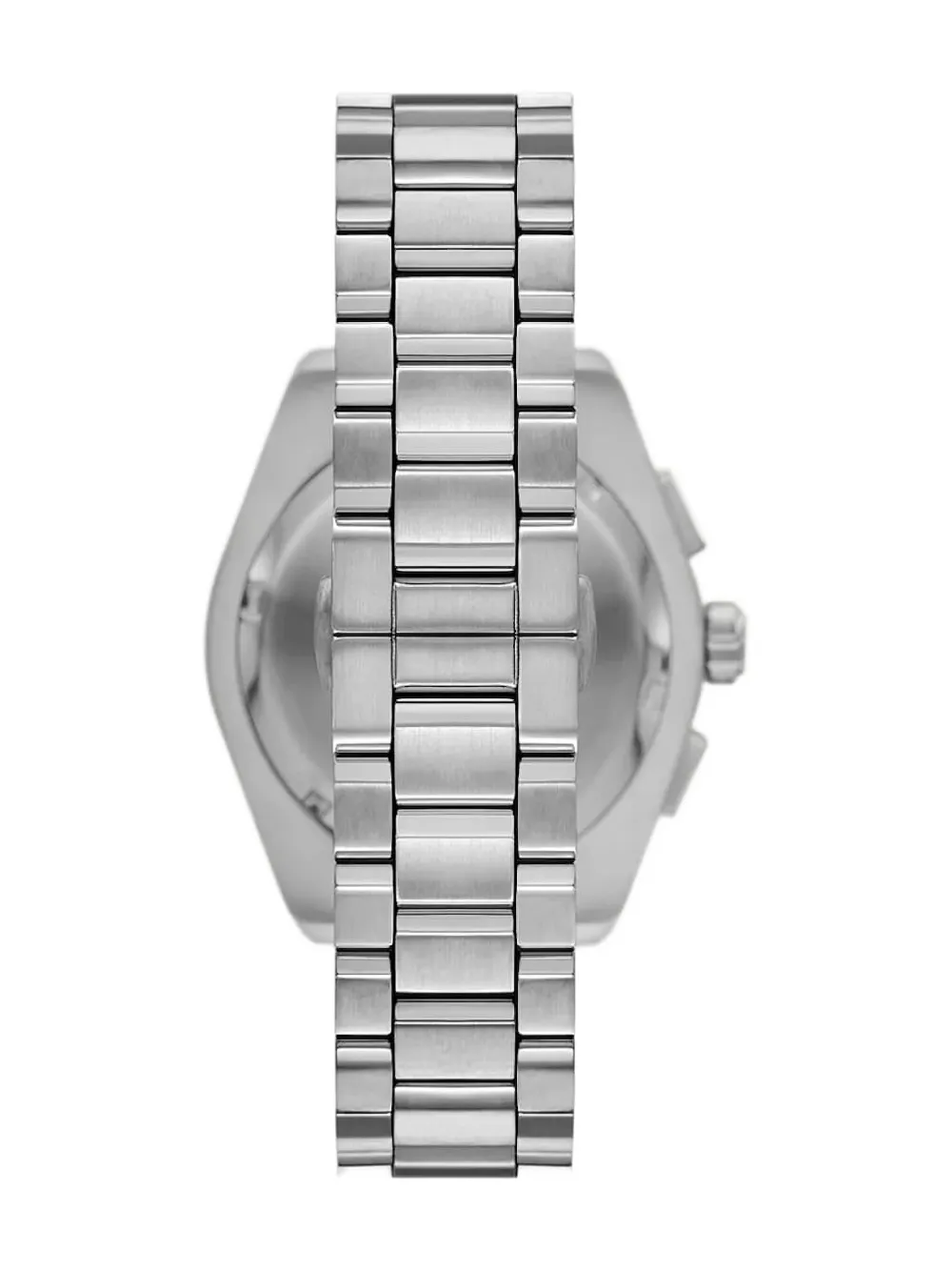 Emporio Armani Chronograph Stainless Steel 43mm In Metallic