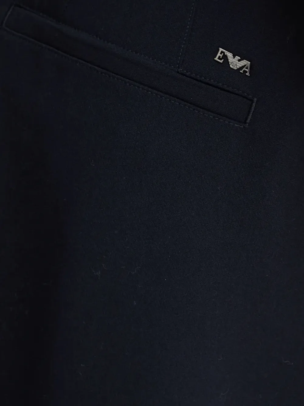 Emporio Armani Straight pantalon Blauw