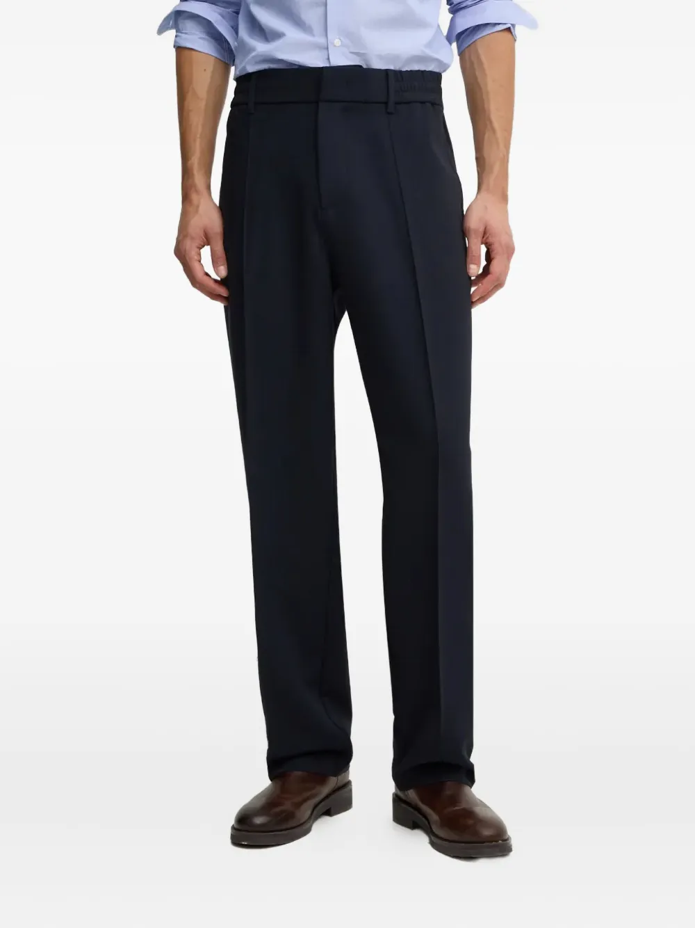Emporio Armani Pantaloni sartoriali dritti - Blu