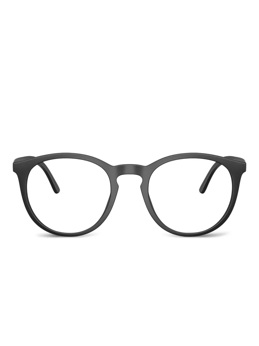 POLO RALPH LAUREN EYEWEAR Zonnebril met rond montuur Zwart