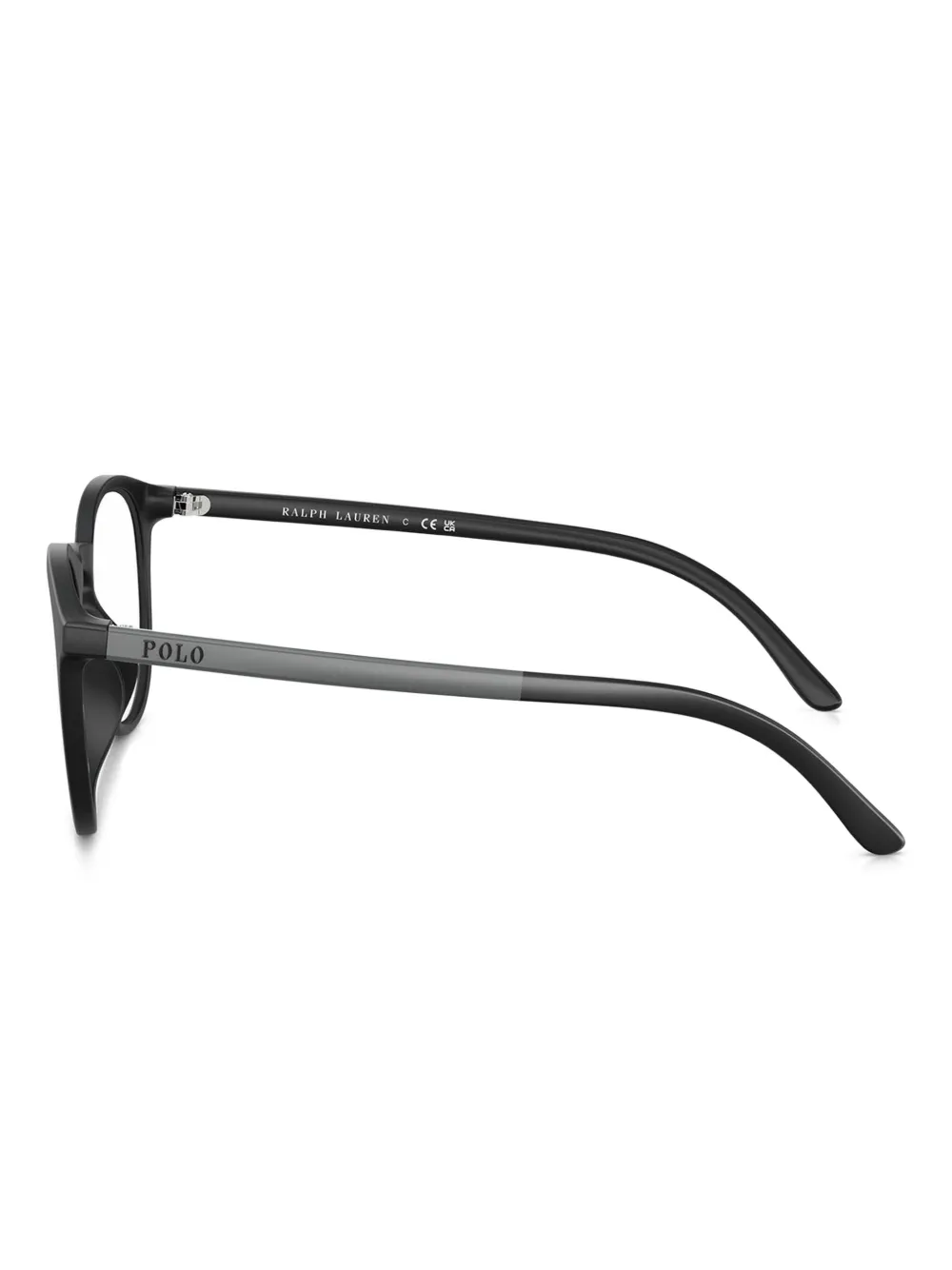 POLO RALPH LAUREN EYEWEAR Zonnebril met rond montuur Zwart