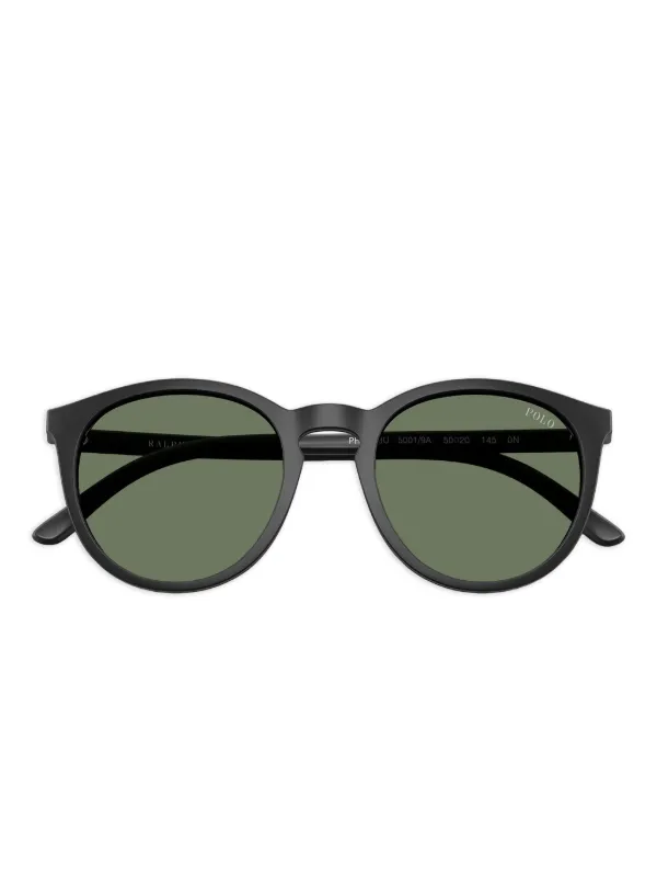 POLO RALPH LAUREN EYEWEAR ラウンドフレーム サングラス | ブラック