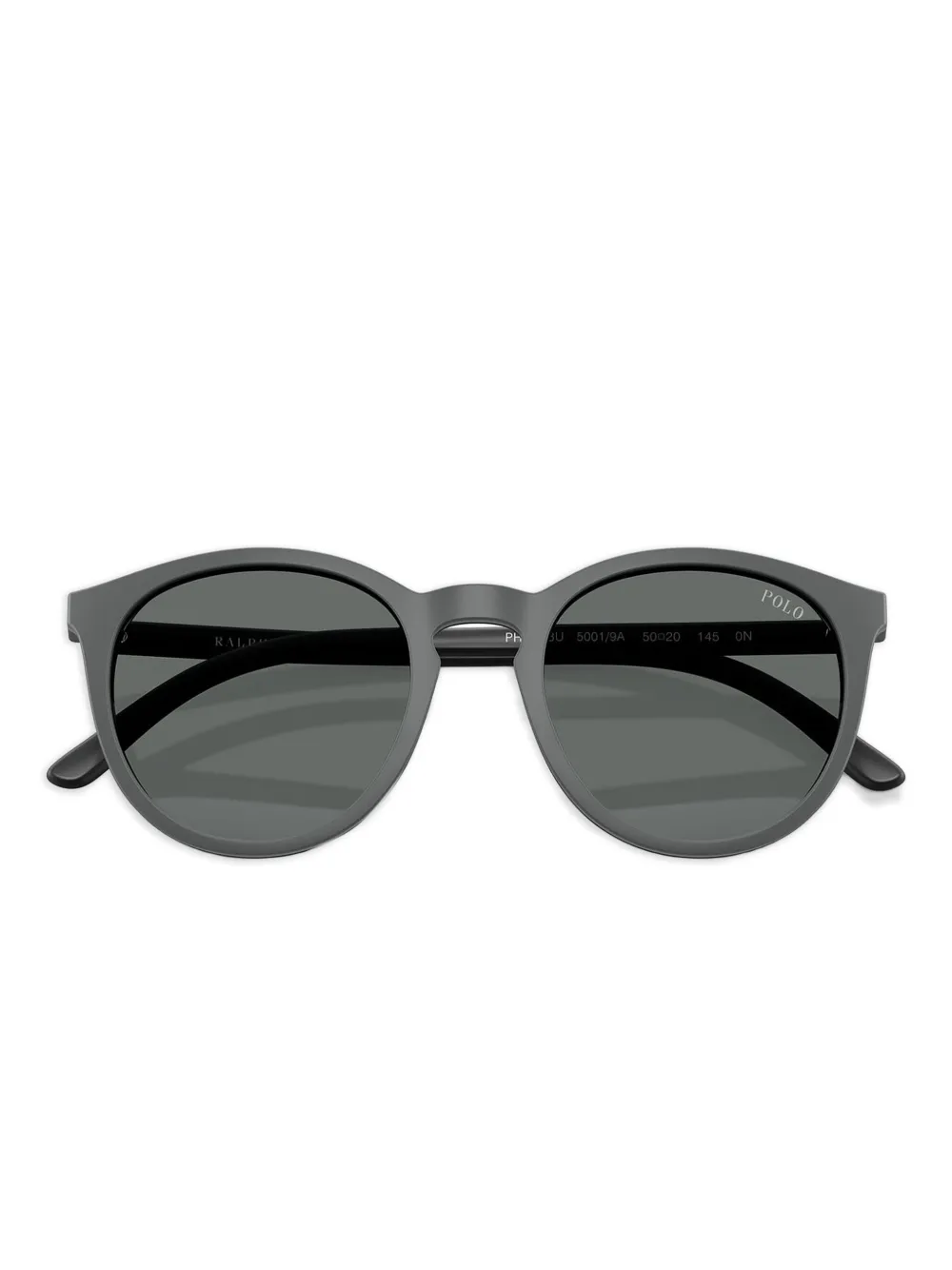 POLO RALPH LAUREN EYEWEAR Zonnebril met rond montuur Zwart