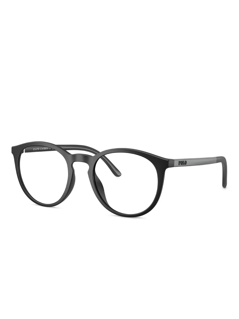POLO RALPH LAUREN EYEWEAR Zonnebril met rond montuur Zwart