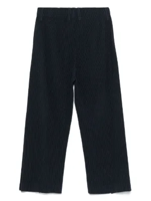 HOMME PLISSÉ ISSEY MIYAKE プリーツパンツ 黒 サイズ2 Pleats Bottom Pleated Trousers in Black – SVRN