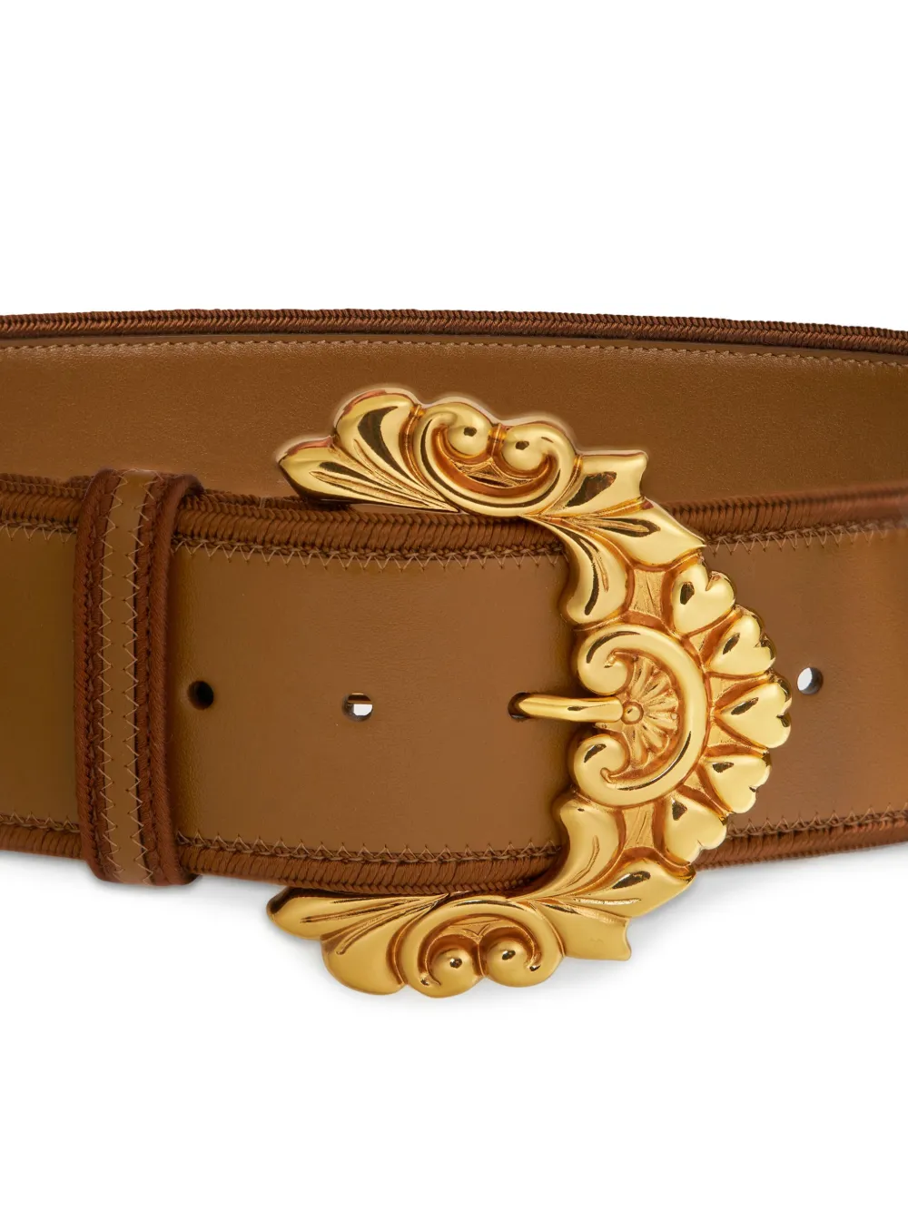 ETRO Leren riem - Bruin