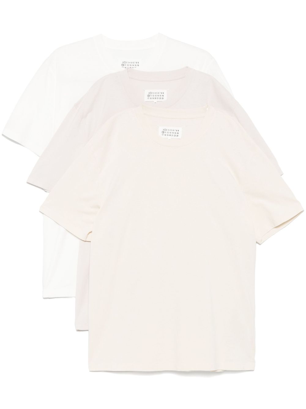 Maison Margiela cotton T-shirt (pack of three) - White