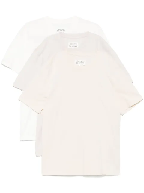 Maison Margiela set de  tres playeras de algodón