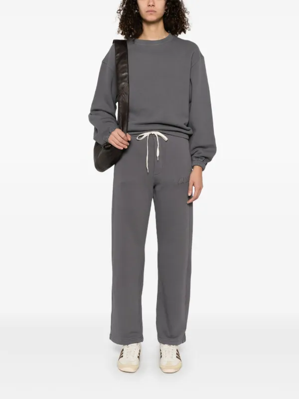 Autry jersey-texture Sweatshirt | Grey | FARFETCH