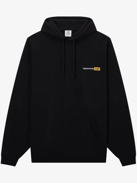 VETEMENTS hoodie à logo imprimé