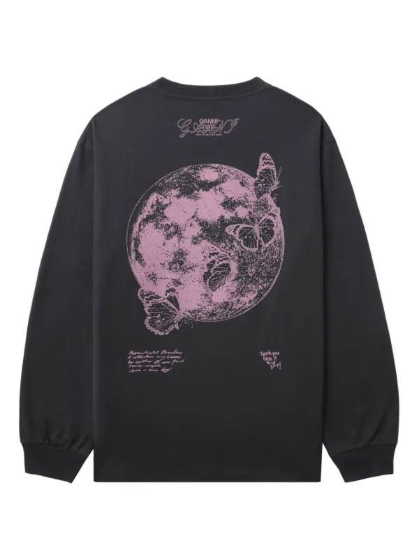 Globo Moda Felpa Nike Donna Rose Globo Felpa Nera Con Rosa GANNI