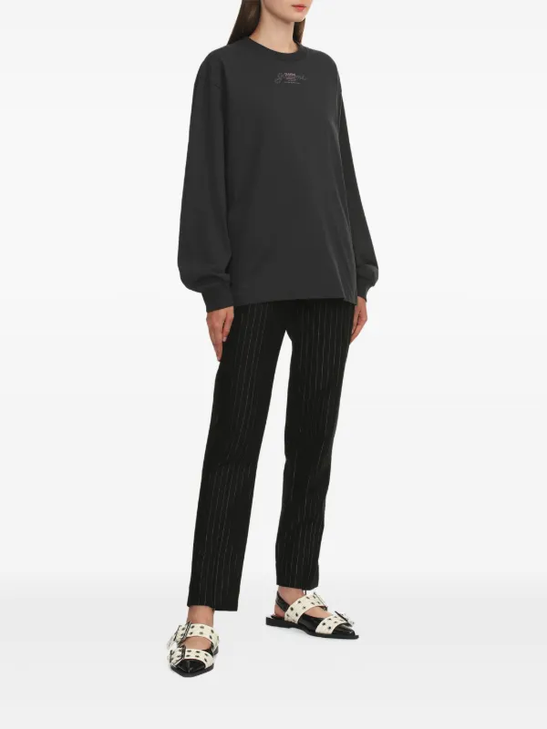 GANNI ガニー スウェット Puff Sleeve Sweatshirt レディース