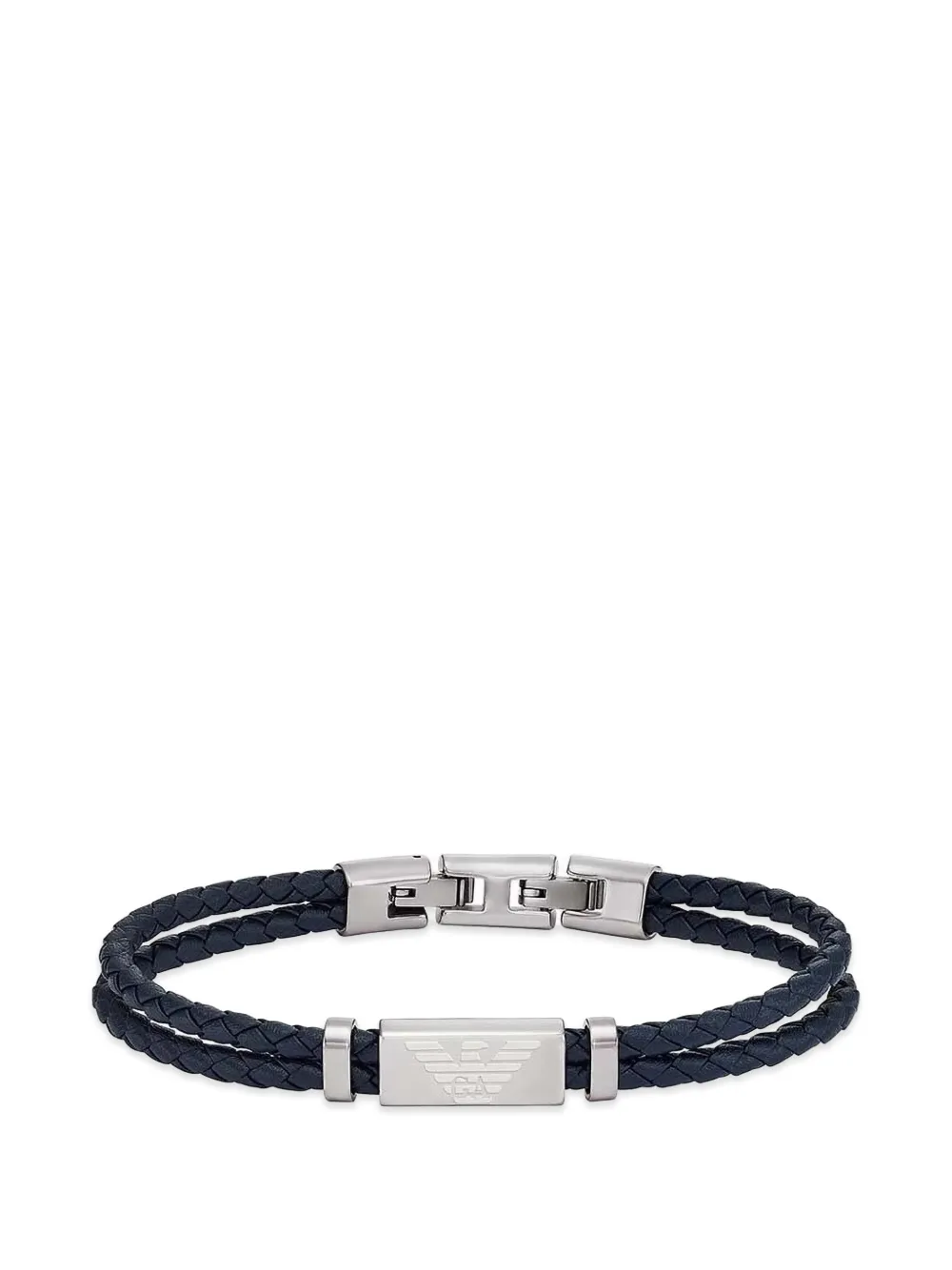 Emporio Armani stainless steel ID bracelet - Silber