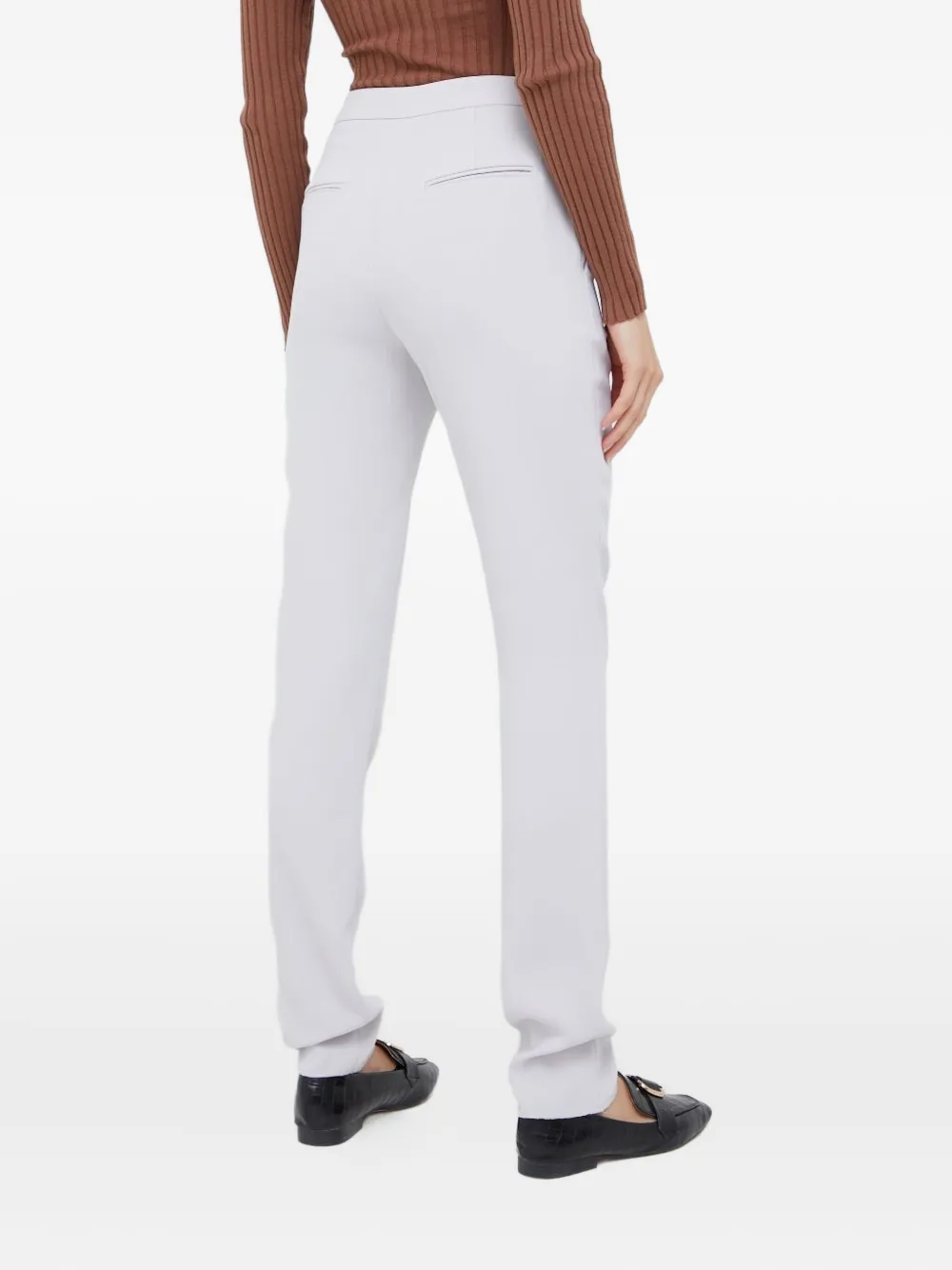Emporio Armani High waist broeken - Grijs